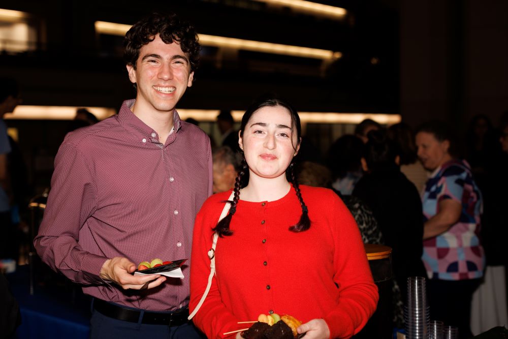 Students at the Fischmann Family lecture